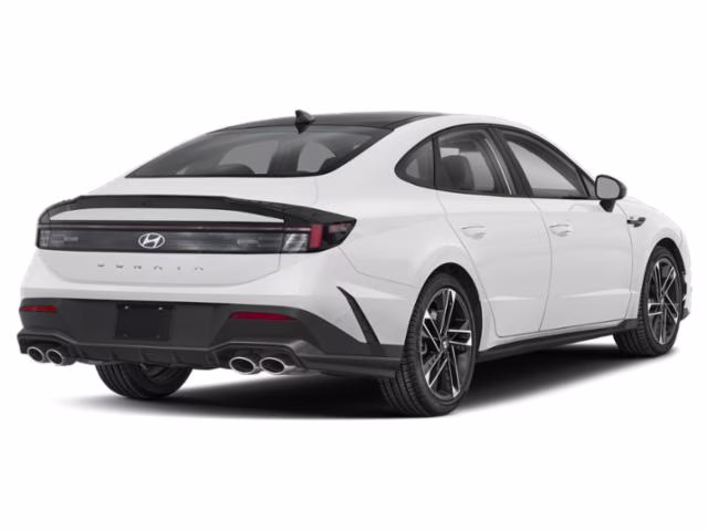 2026 White Hyundai Sonata N Line FWD Sedan
