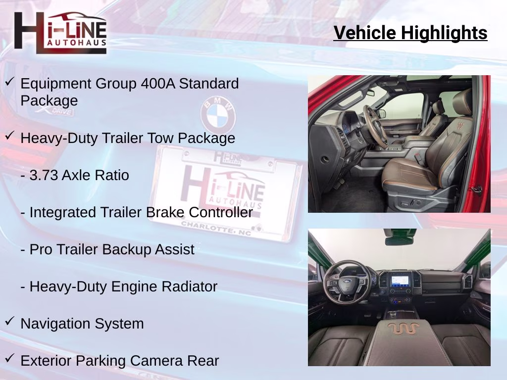 2021 Red Metallic Ford Expedition King Ranch RWD SUV