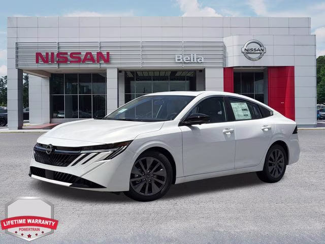 2026 Aspen White Tricoat Nissan Sentra SL FWD Sedan