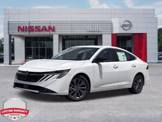 2026 Aspen White Tricoat Nissan Sentra SL FWD Sedan