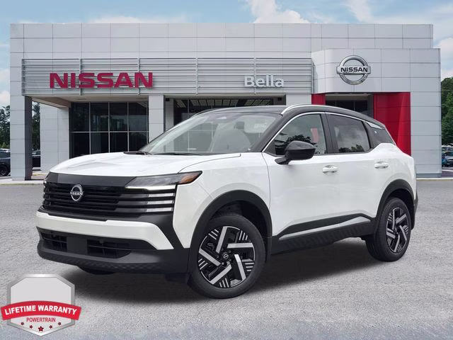 2026 Aspen White/Super Black Nissan Kicks SV FWD SUV