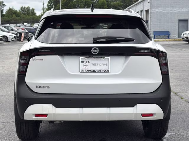 2026 Aspen White/Super Black Nissan Kicks SV FWD SUV