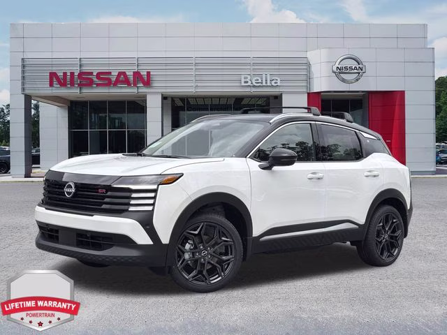 2026 Aspen White/Super Black Nissan Kicks SR AWD SUV