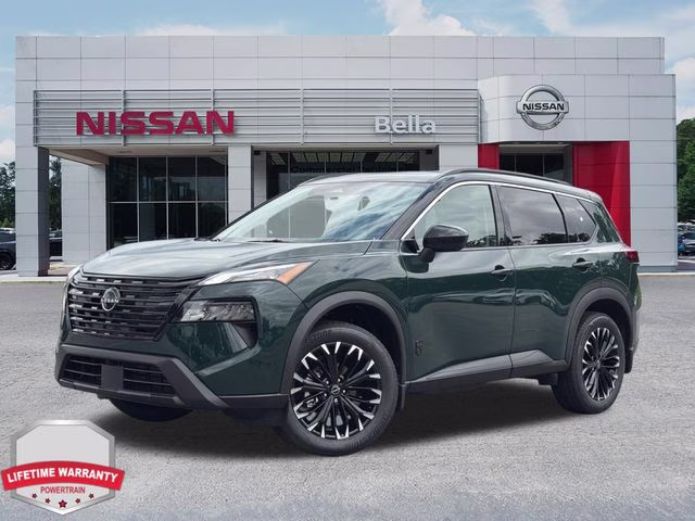 2026 Obsidian Green Nissan Rogue Dark Armor FWD SUV