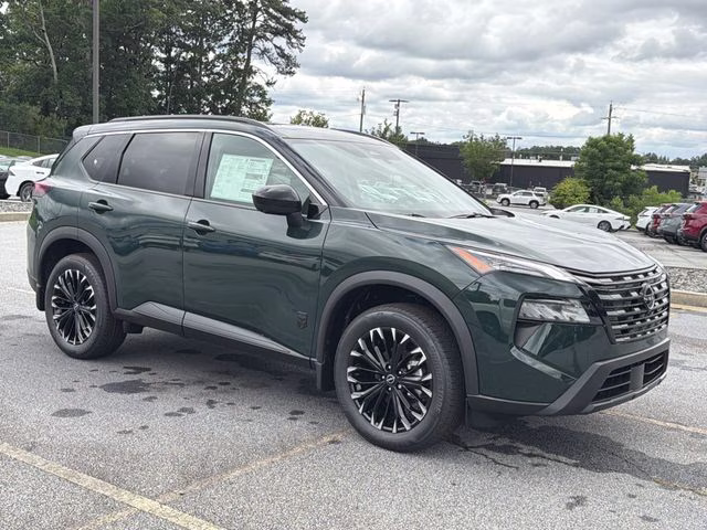 2026 Obsidian Green Nissan Rogue Dark Armor FWD SUV