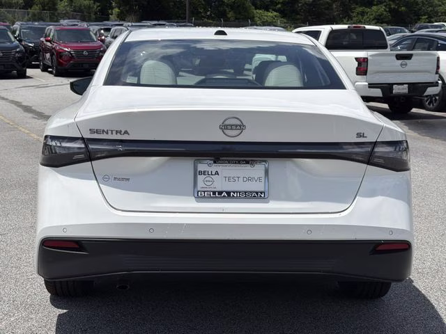 2026 Aspen White Tricoat Nissan Sentra SL FWD Sedan