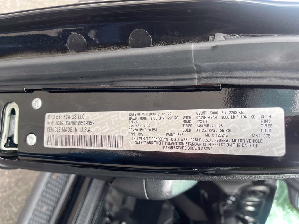 2023 Black Clearcoat Jeep Wrangler Sport 4X4 SUV