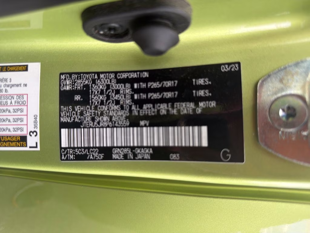 2023 Lime Toyota 4Runner TRD Off-Road Premium 4X4 SUV