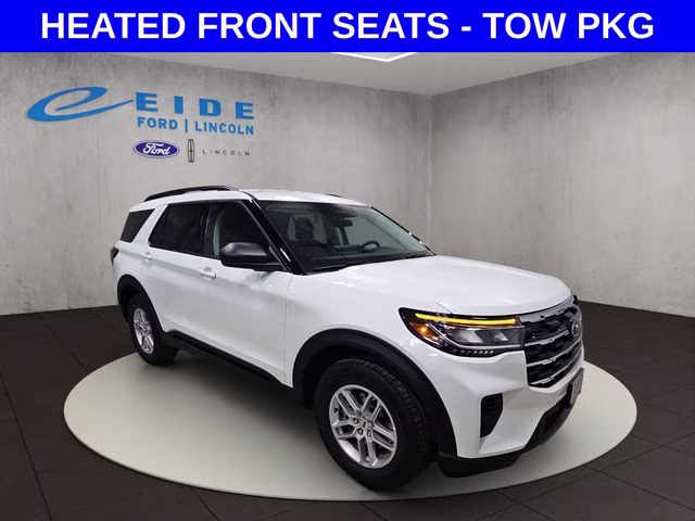 2026 Star White Metallic Tri-Coat Ford Explorer Active 4X4 SUV