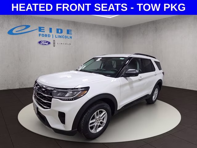 2026 Star White Metallic Tri-Coat Ford Explorer Active 4X4 SUV