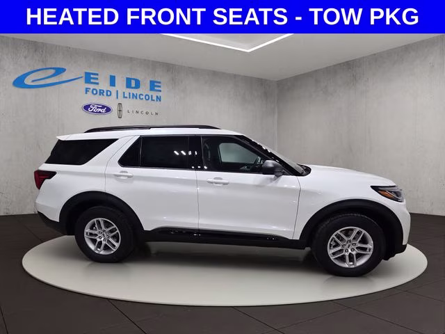 2026 Star White Metallic Tri-Coat Ford Explorer Active 4X4 SUV