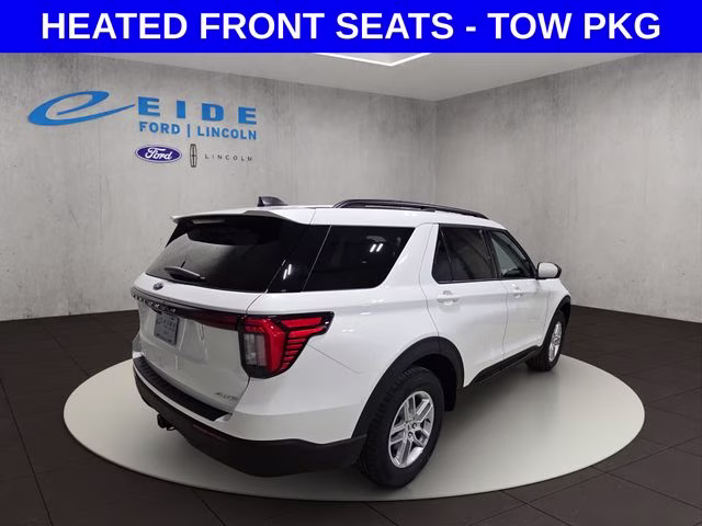 2026 Star White Metallic Tri-Coat Ford Explorer Active 4X4 SUV