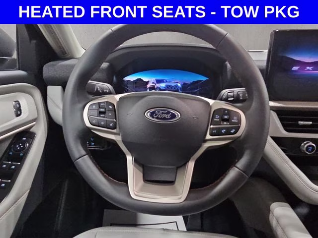 2026 Star White Metallic Tri-Coat Ford Explorer Active 4X4 SUV