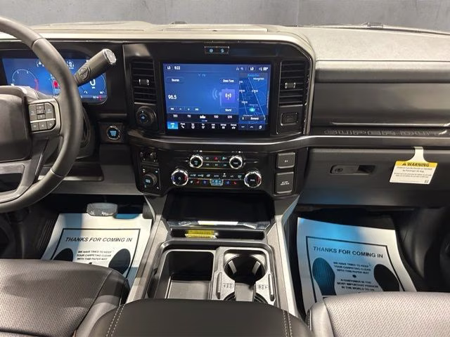 2026 Glacier Gray Metallic Tri-Coat Ford Super Duty F-250 SRW Lariat Black Appearance 4X4 Truck