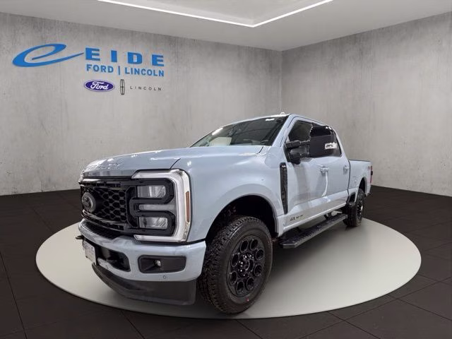 2026 Glacier Gray Metallic Tri-Coat Ford Super Duty F-250 SRW Lariat Black Appearance 4X4 Truck