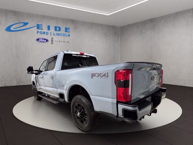 2026 Glacier Gray Metallic Tri-Coat Ford Super Duty F-250 SRW Lariat Black Appearance 4X4 Truck