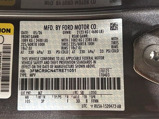 2026 Carbonized Gray Metallic Ford Bronco Sport Outer Banks 4X4 SUV