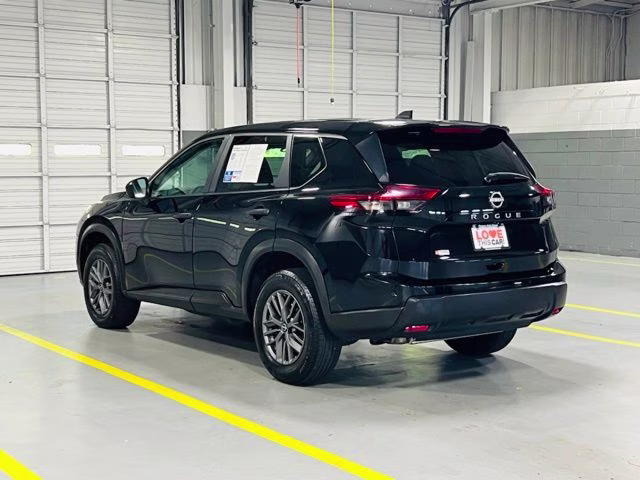 2024 Super Black Nissan Rogue S FWD SUV