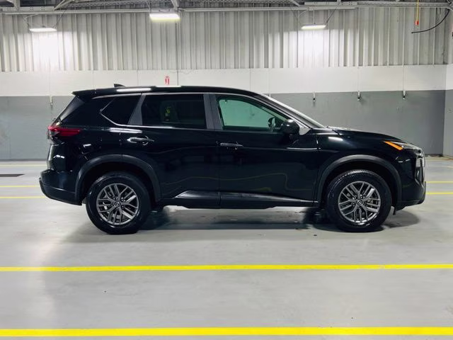 2024 Super Black Nissan Rogue S FWD SUV