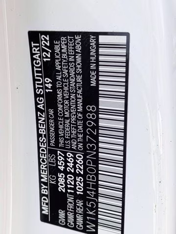 2023 Polar White Mercedes-Benz CLA CLA 250 AWD Sedan