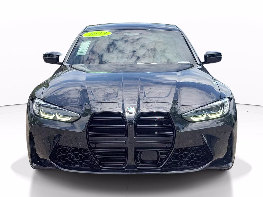 2023 Black Sapphire Metallic BMW M3 Competition RWD Sedan