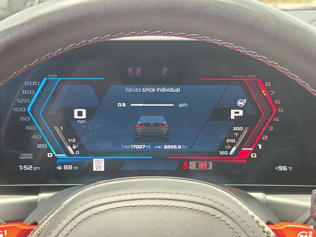 2023 Black Sapphire Metallic BMW M3 Competition RWD Sedan