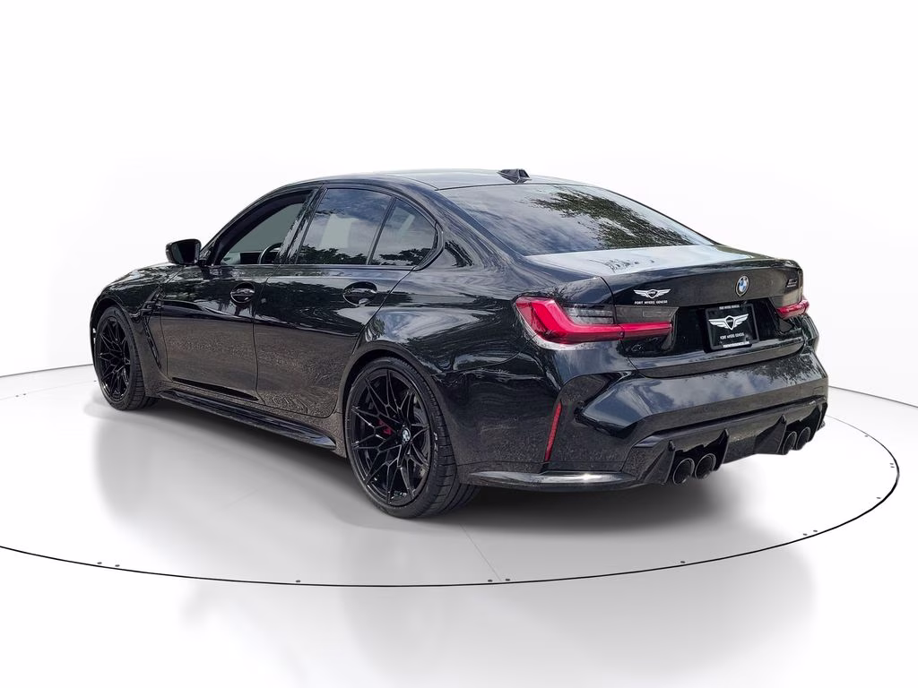 2023 Black Sapphire Metallic BMW M3 Competition RWD Sedan