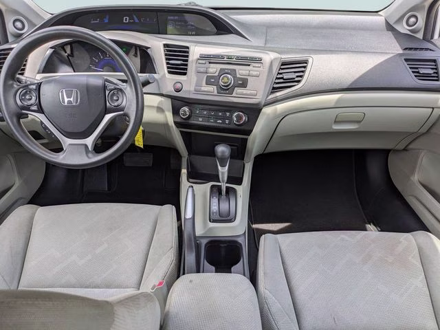 2012 White Honda Civic EX FWD Coupe