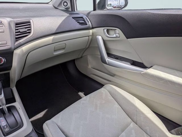 2012 White Honda Civic EX FWD Coupe