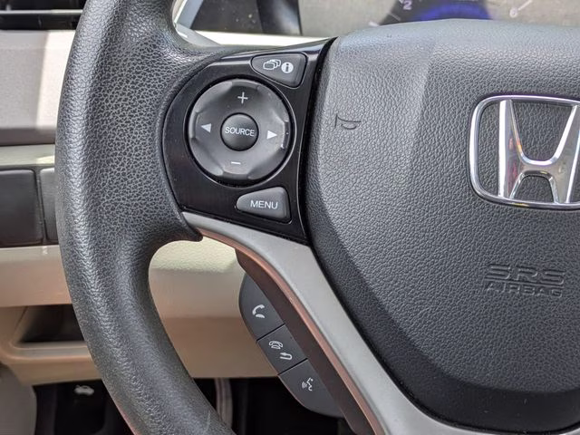 2012 White Honda Civic EX FWD Coupe