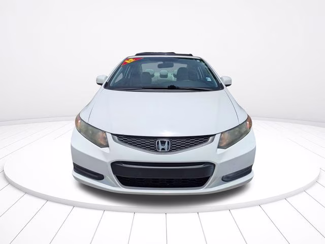 2012 White Honda Civic EX FWD Coupe