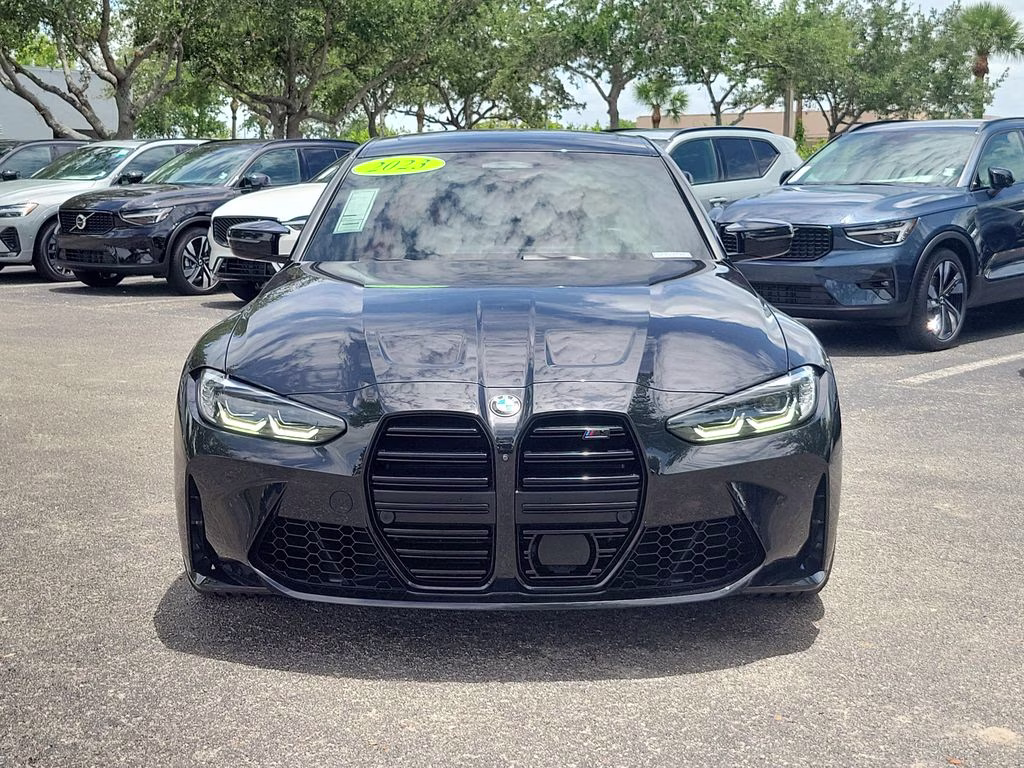 2023 Black Sapphire Metallic BMW M3 Competition RWD Sedan