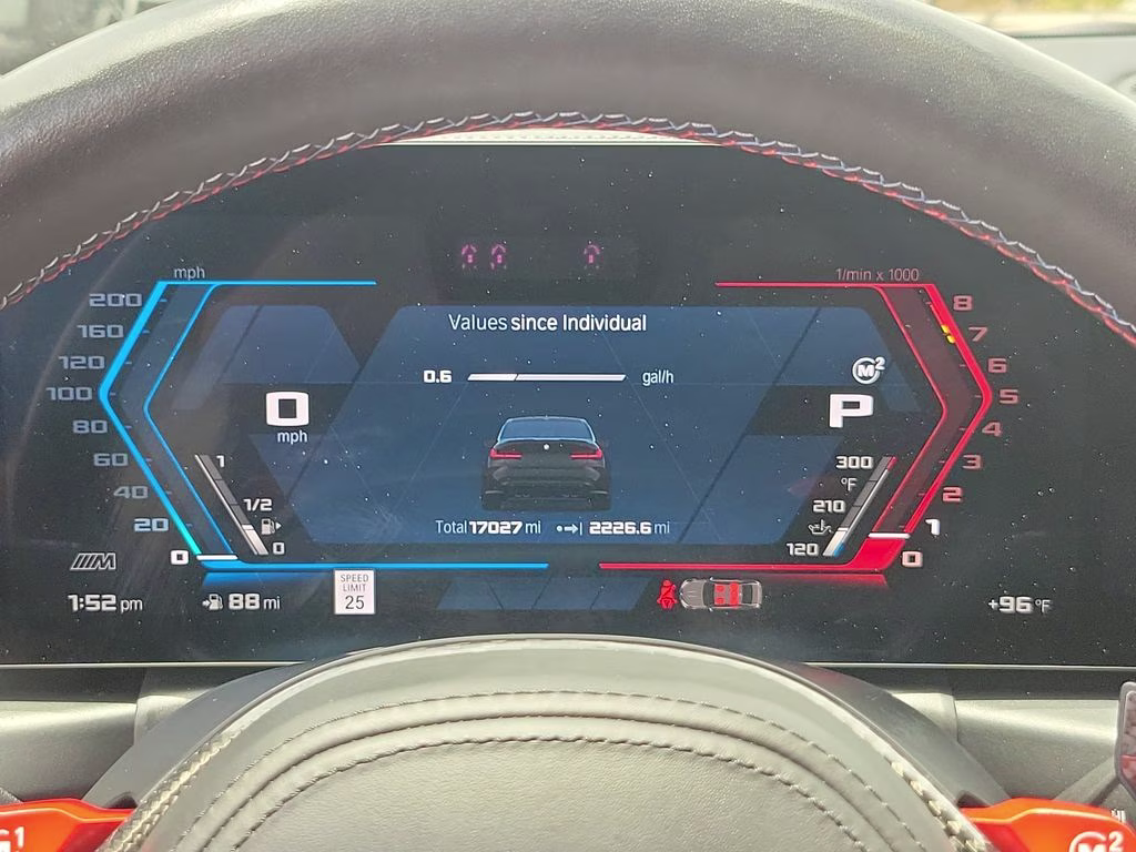 2023 Black Sapphire Metallic BMW M3 Competition RWD Sedan