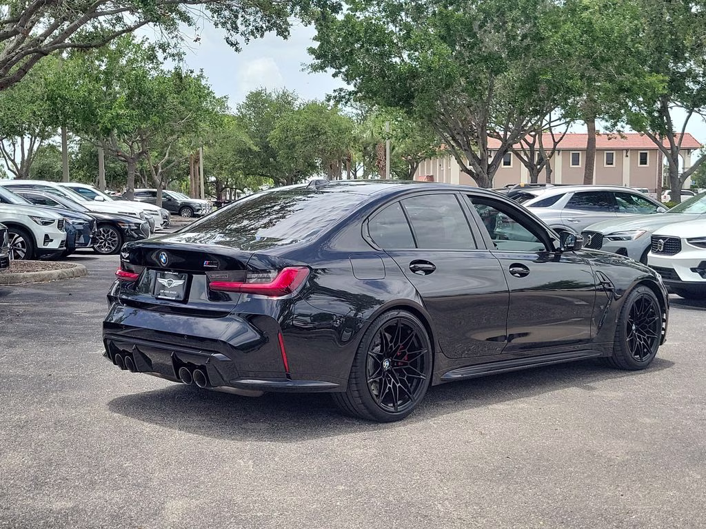 2023 Black Sapphire Metallic BMW M3 Competition RWD Sedan