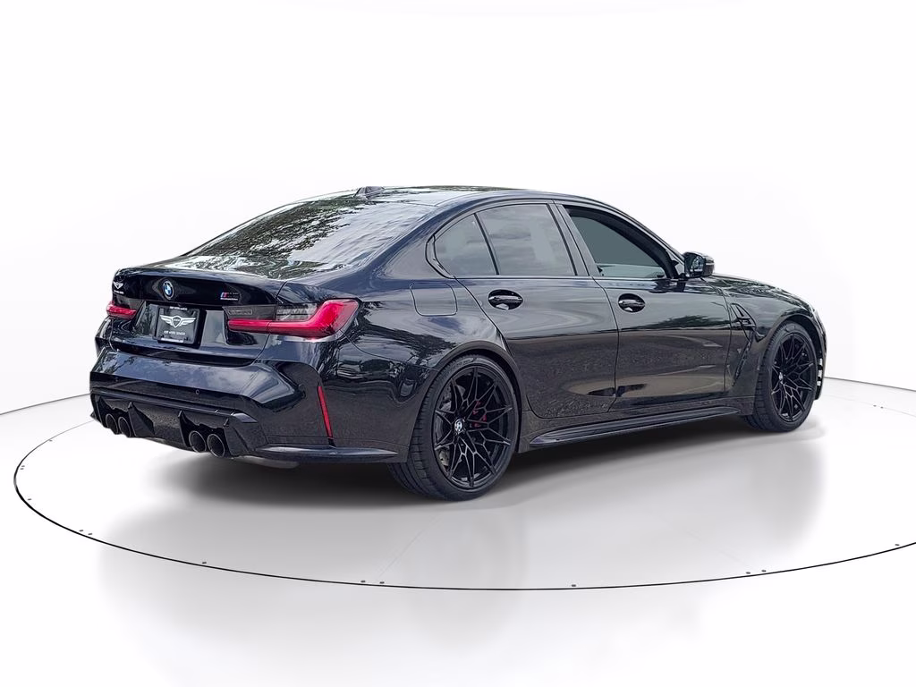 2023 Black Sapphire Metallic BMW M3 Competition RWD Sedan