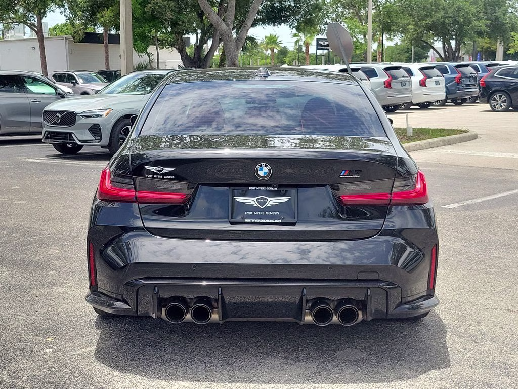 2023 Black Sapphire Metallic BMW M3 Competition RWD Sedan