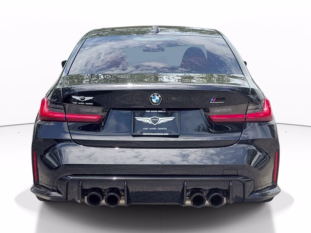 2023 Black Sapphire Metallic BMW M3 Competition RWD Sedan