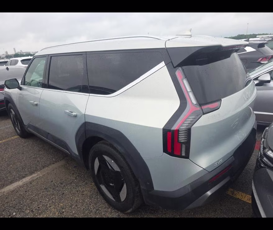 2026 Ivory Silver Kia EV9 Wind AWD SUV