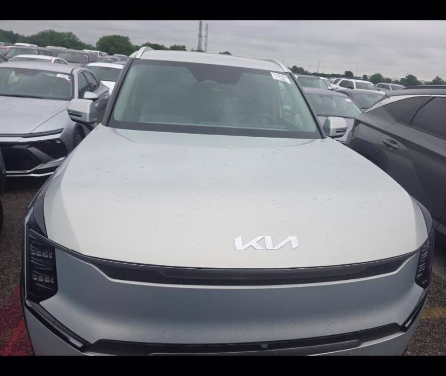 2026 Ivory Silver Kia EV9 Wind AWD SUV