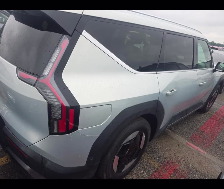 2026 Ivory Silver Kia EV9 Wind AWD SUV