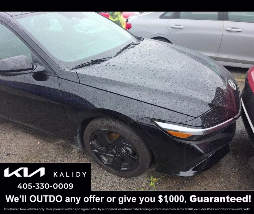 2026 Abyss Black Hyundai Elantra SEL Sport FWD Sedan