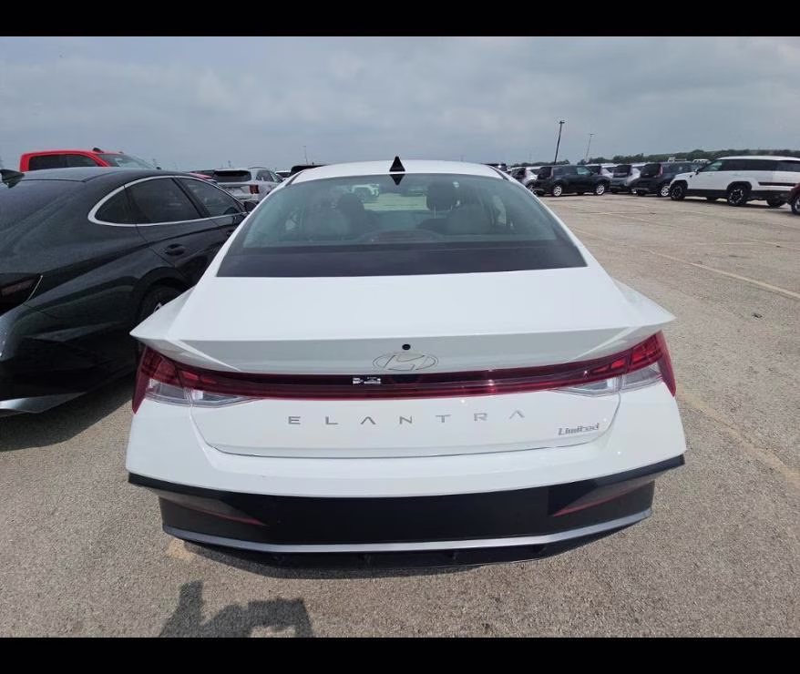 2026 Serenity White Hyundai Elantra Limited FWD Sedan