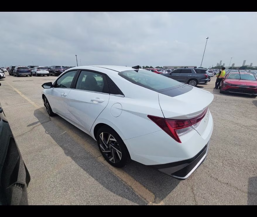 2026 Serenity White Hyundai Elantra Limited FWD Sedan