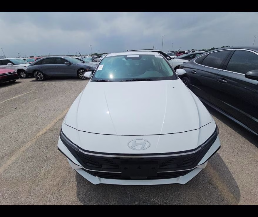2026 Serenity White Hyundai Elantra Limited FWD Sedan