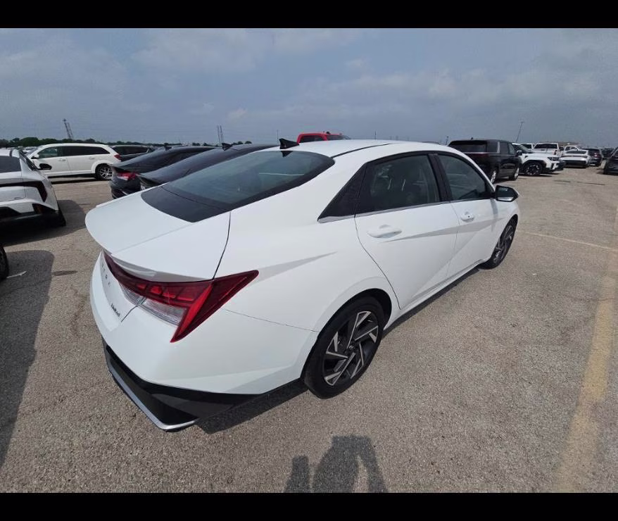 2026 Serenity White Hyundai Elantra Limited FWD Sedan
