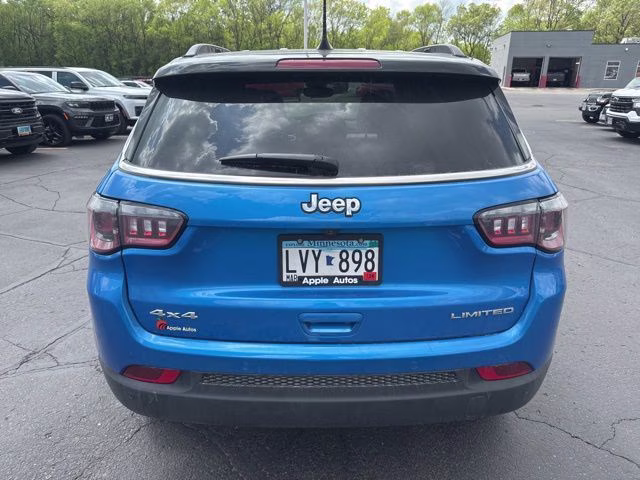 2024 Hydro Blue Pearlcoat Jeep Compass Limited 4X4 SUV