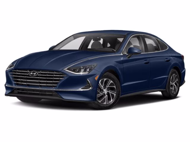 2022 Oxford Blue Hyundai Sonata Hybrid Blue FWD Sedan