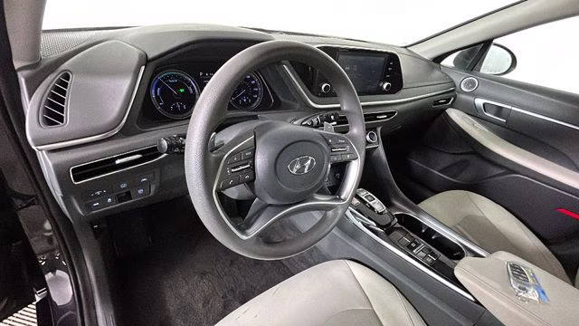 2022 Oxford Blue Hyundai Sonata Hybrid Blue FWD Sedan