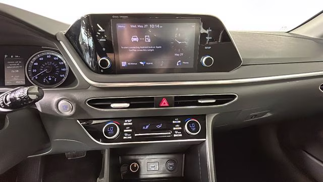 2022 Oxford Blue Hyundai Sonata Hybrid Blue FWD Sedan