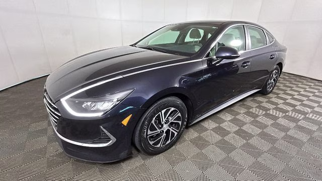 2022 Oxford Blue Hyundai Sonata Hybrid Blue FWD Sedan